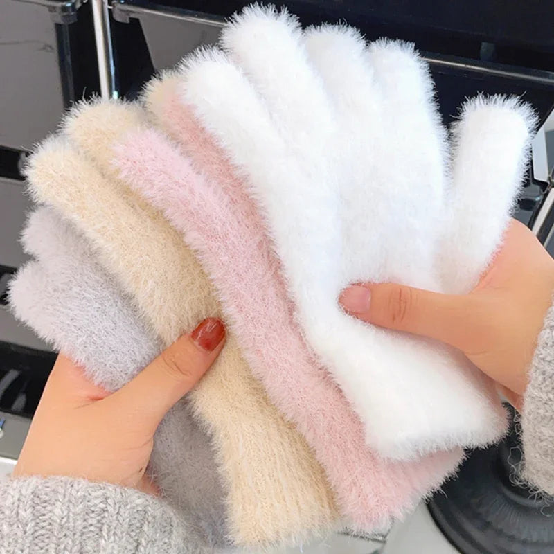Lavisa - Soft Plush Winter Gloves for Women
