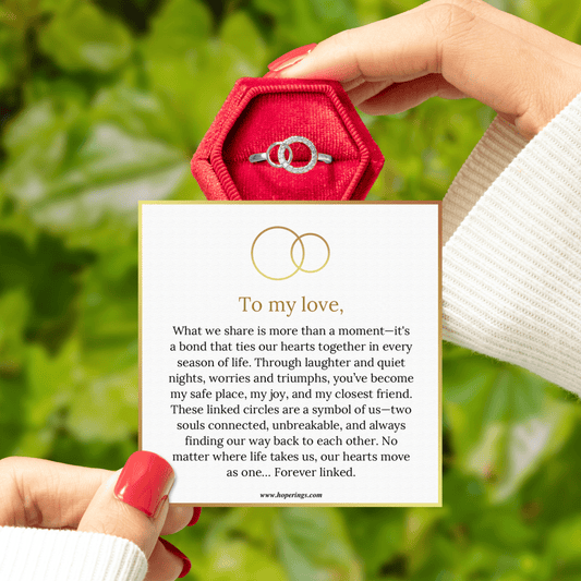 Lavisa - Forever Linked Interlocking Statement Ring