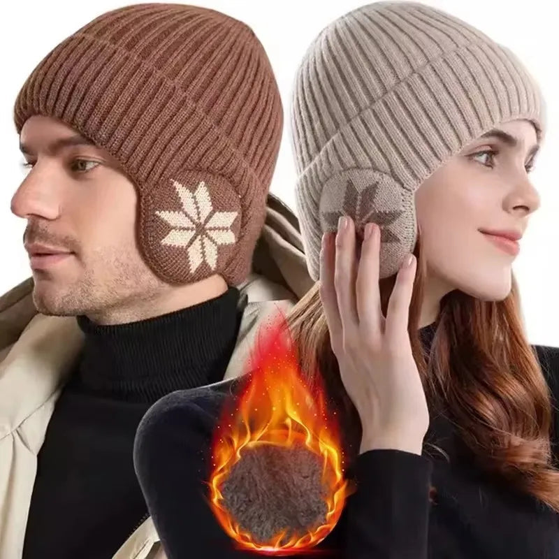 Lavisa - Unisex Winter Knit Beanie Hat - Warm Ear Protection & Thermal Cap