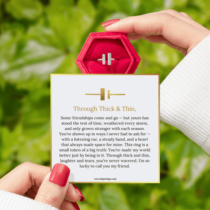 Lavisa - To My Friend Thick And Thin Ring