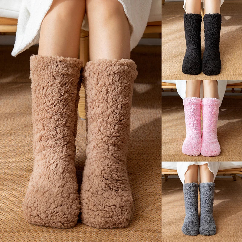Lavisa - Plush Velvet Indoor Thermal Socks