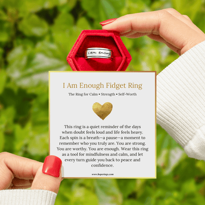 Lavisa - I Am Enough Fidget Ring