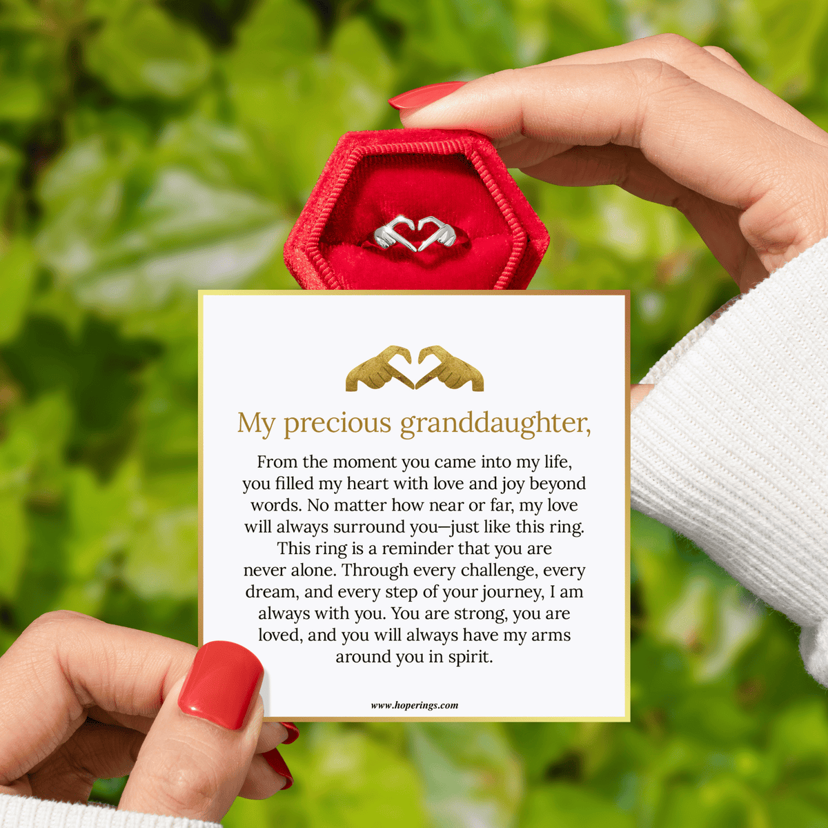 Lavisa - I Love You Granddaughter Ring