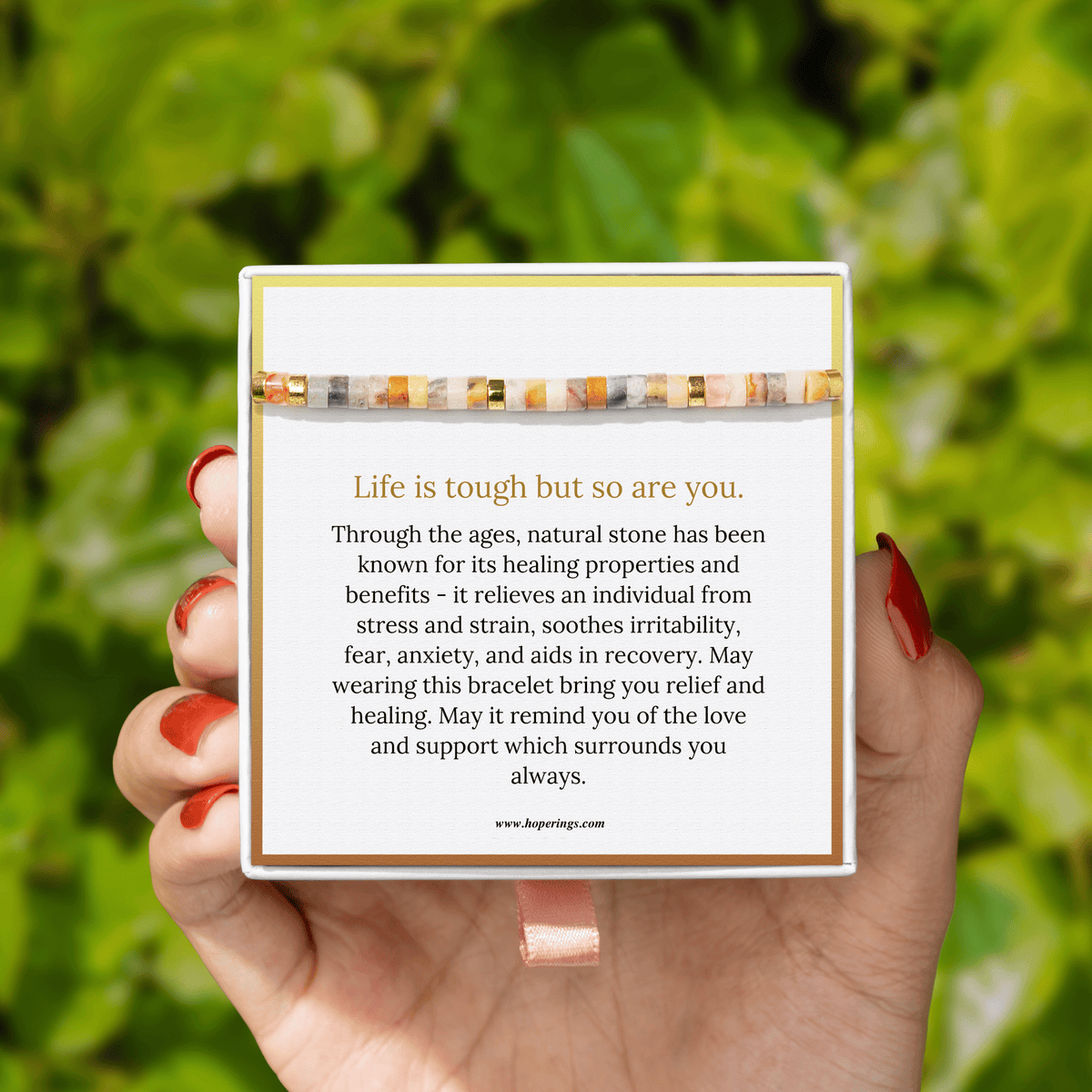 Lavisa - Life Is Tough But So Are You Bracelet