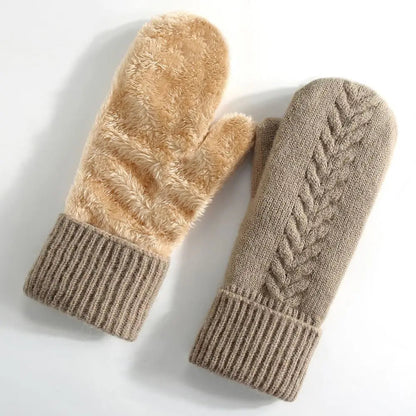 Lavisa - Double Layer Fleece Lined Winter Mittens