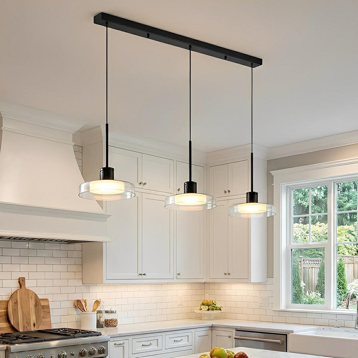 Lavisa - Modern Minimalist Glass Bar Pendant Light