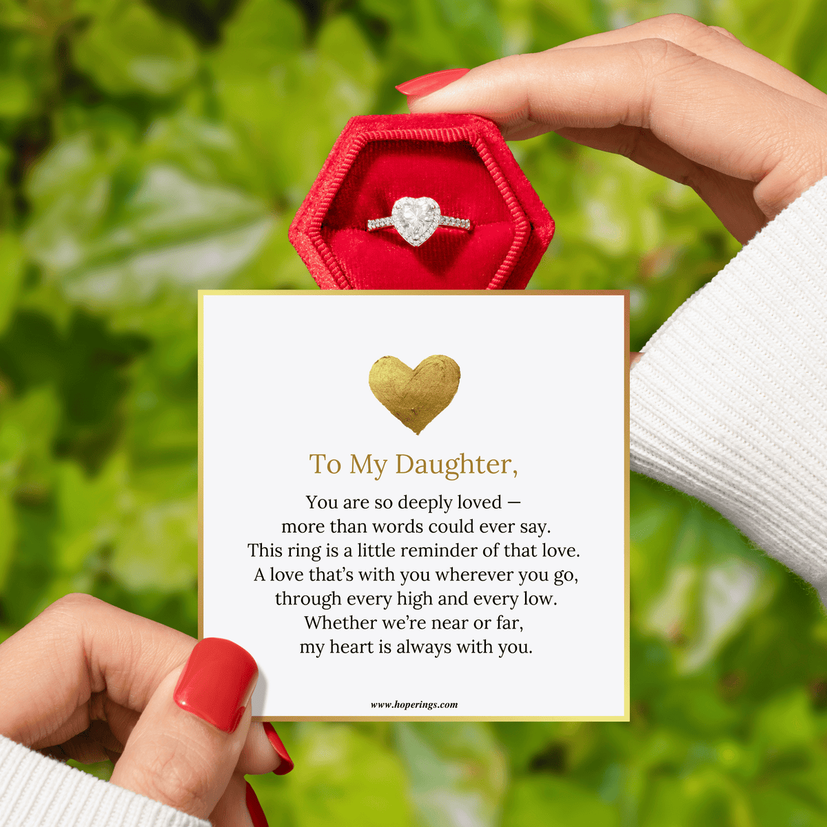 Lavisa - Adjustable Love Ring for Daughter