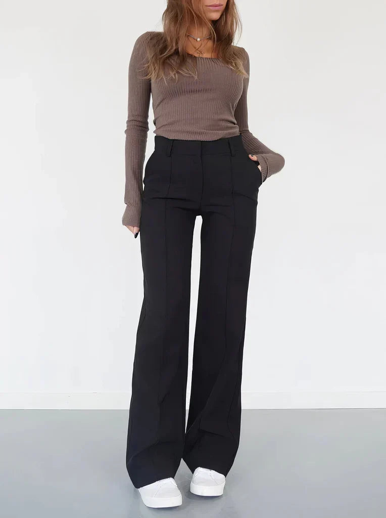 Lavisa - Women's Tailored Wide Leg Dress Pants