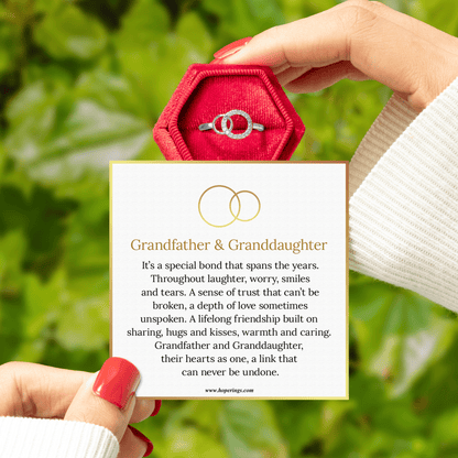 Lavisa - Forever Linked Grandfather and Granddaughter Ring