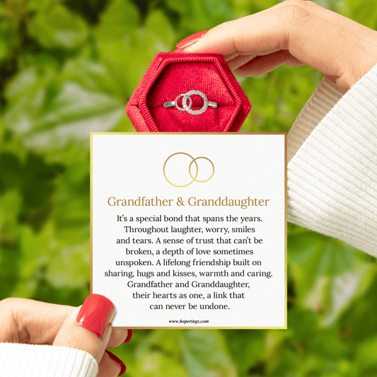Lavisa - Forever Linked Grandfather and Granddaughter Ring