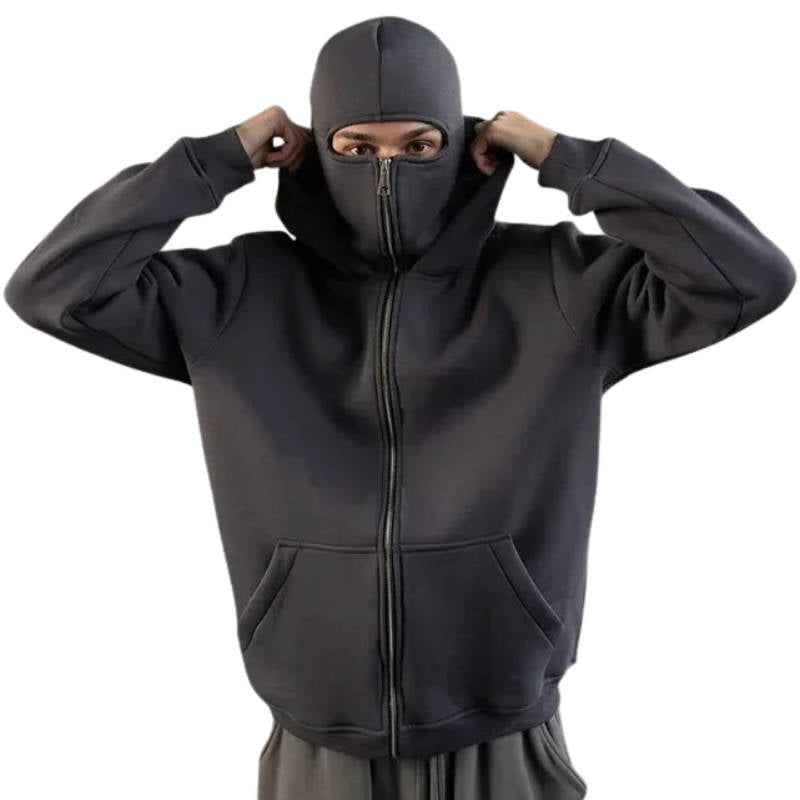Lavisa - Unisex Full Zip Balaclava Hoodie