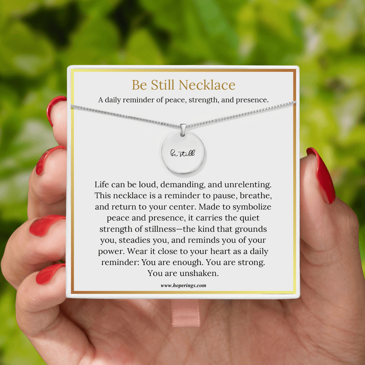 Lavisa - Be Still Necklace