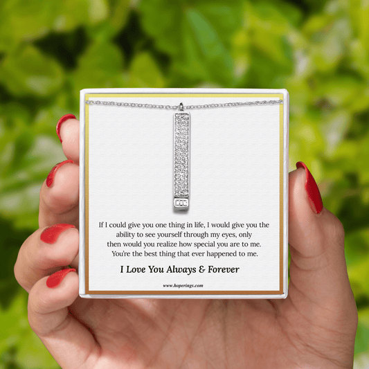 Lavisa - Adjustable Sentiment Pendant Necklace