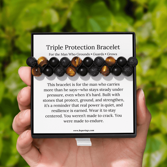 Lavisa - Triple Protection Stone Bracelet