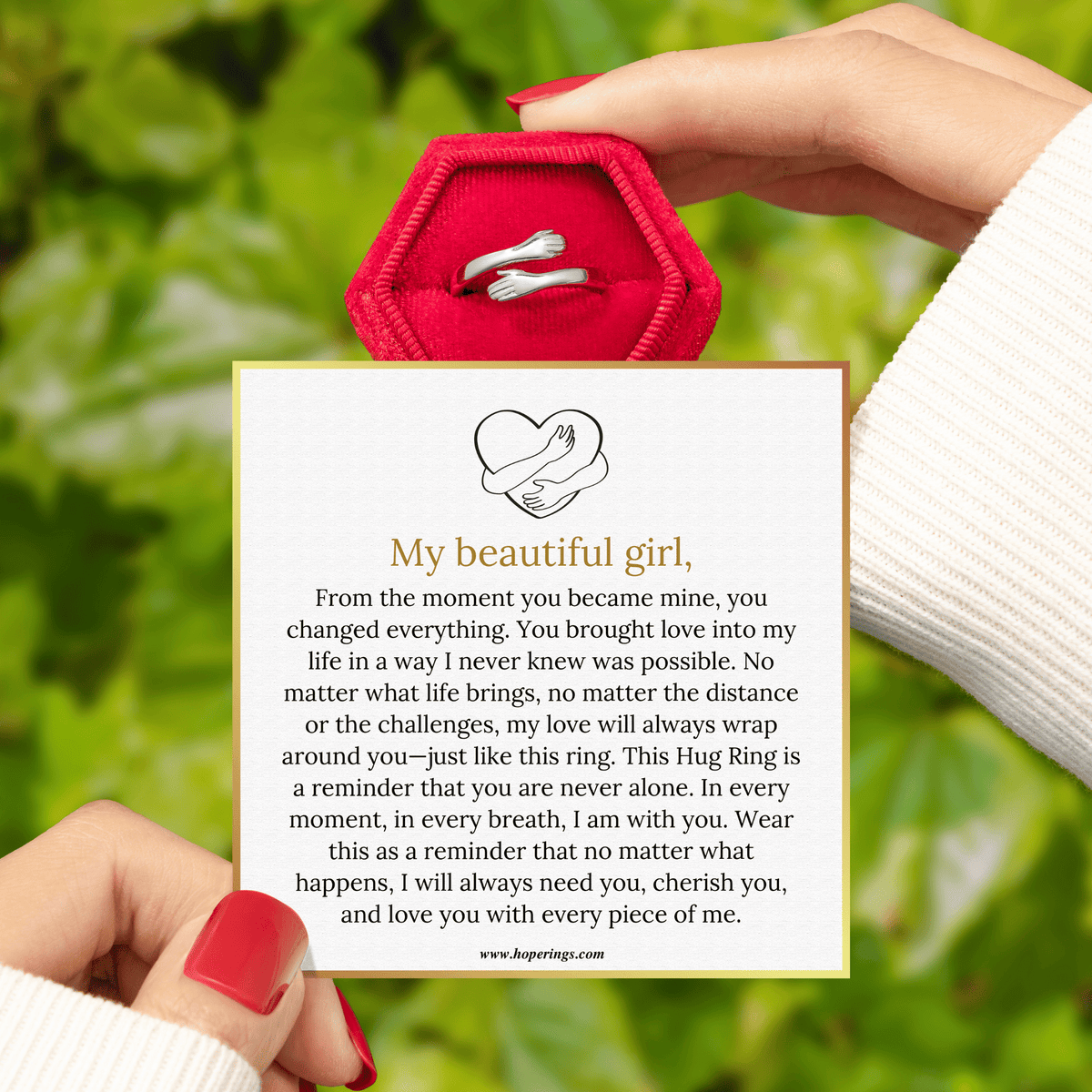 Lavisa - To My Girl Hug Ring