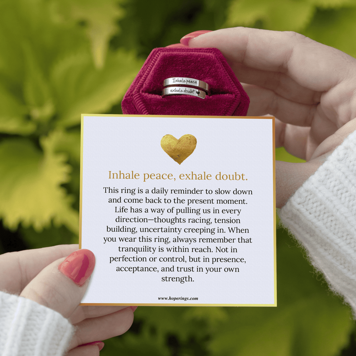 Lavisa - Mindfulness Anxiety Relief Ring