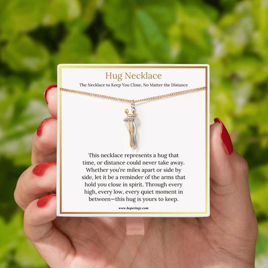 Lavisa - Granddaughter Hug Necklace Sentimental Gift