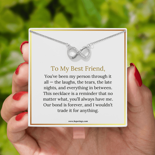 Lavisa - Best Friend Forever Necklace Adjustable Thoughtful Jewelry Gift