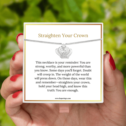 Lavisa - Crown Pendant Sterling Silver Necklace Gift