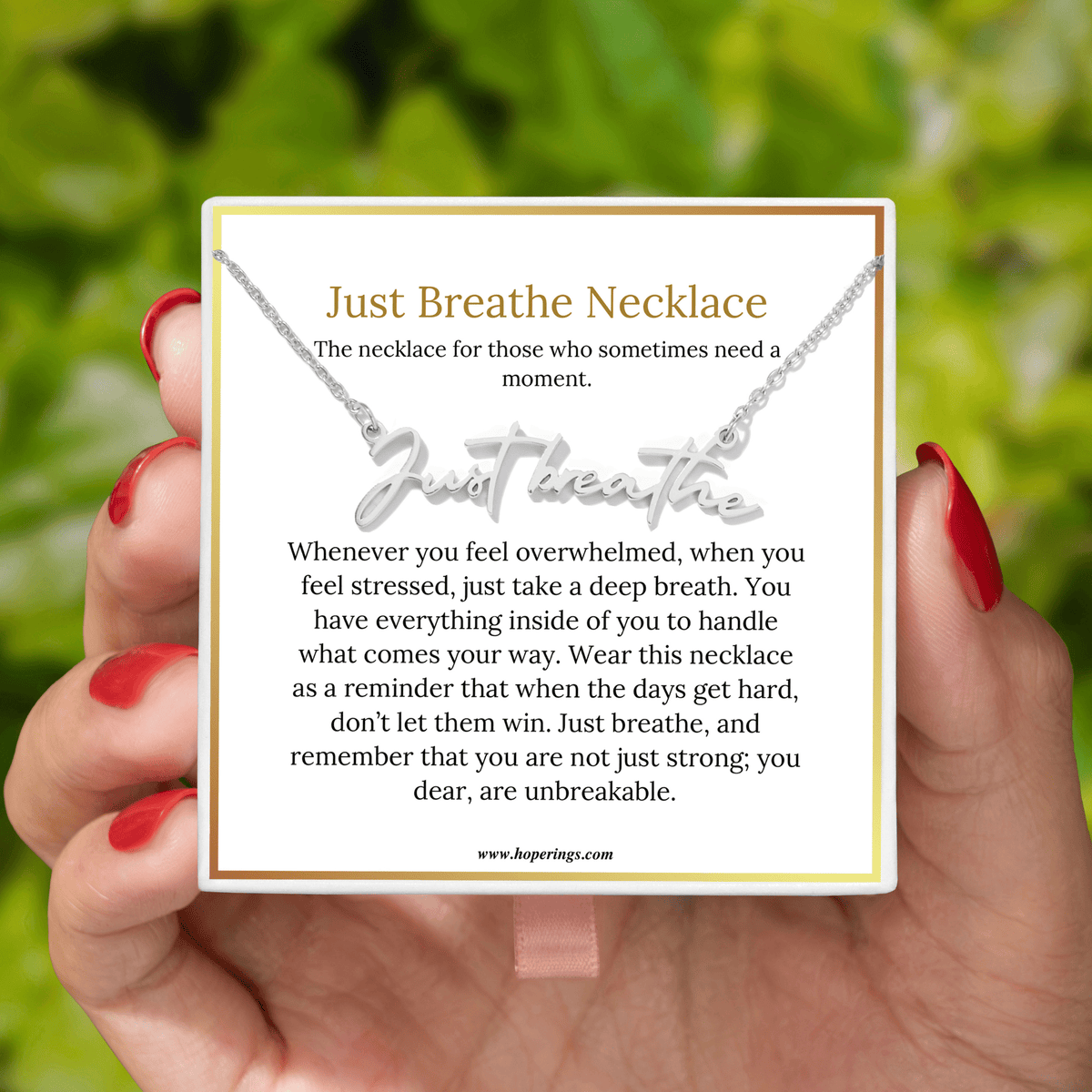 Lavisa - Just Breathe Necklace