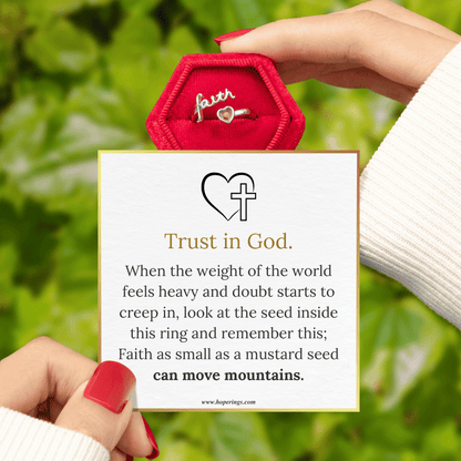 Lavisa - Sterling Silver Faith Ring
