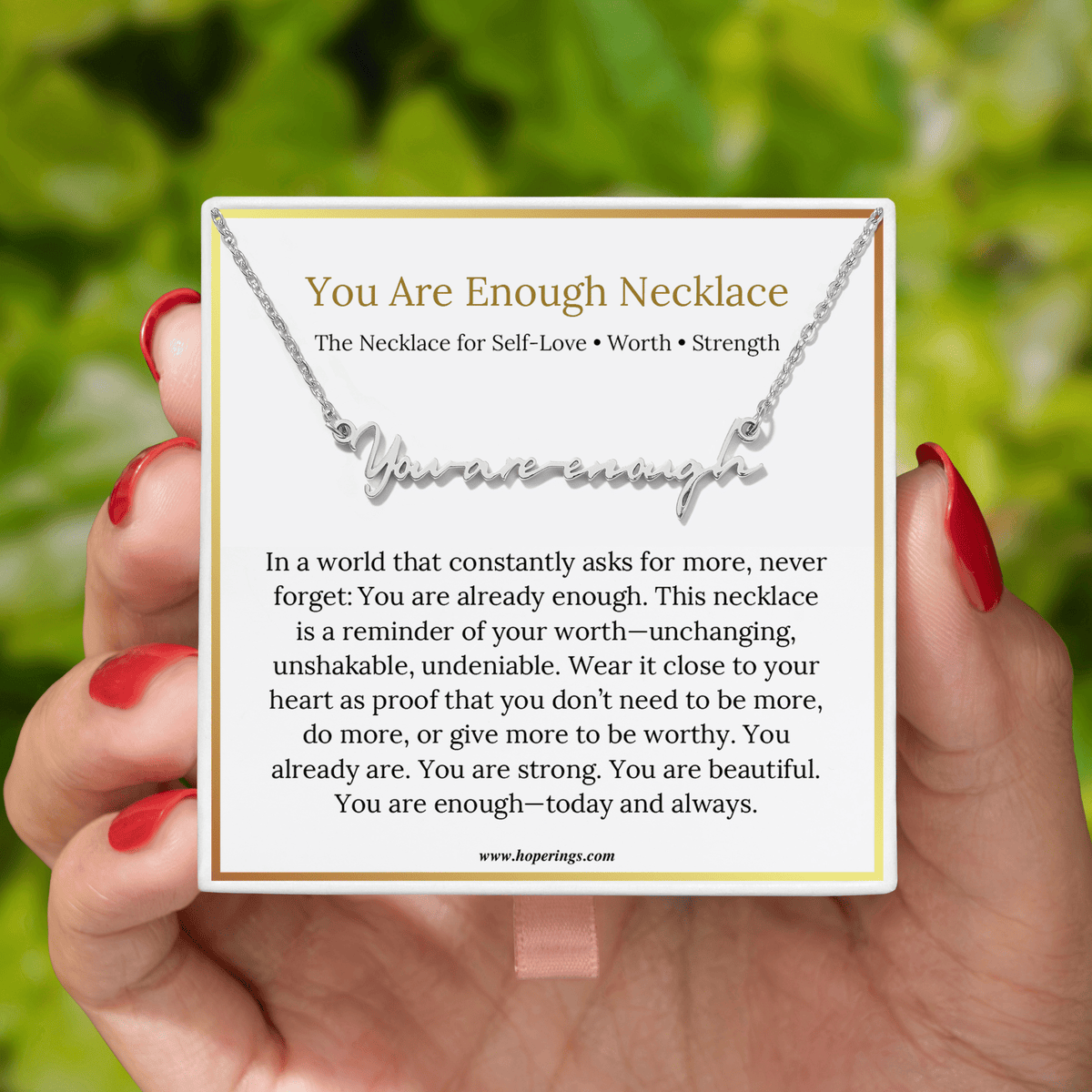 Lavisa - You Are Enough Necklace