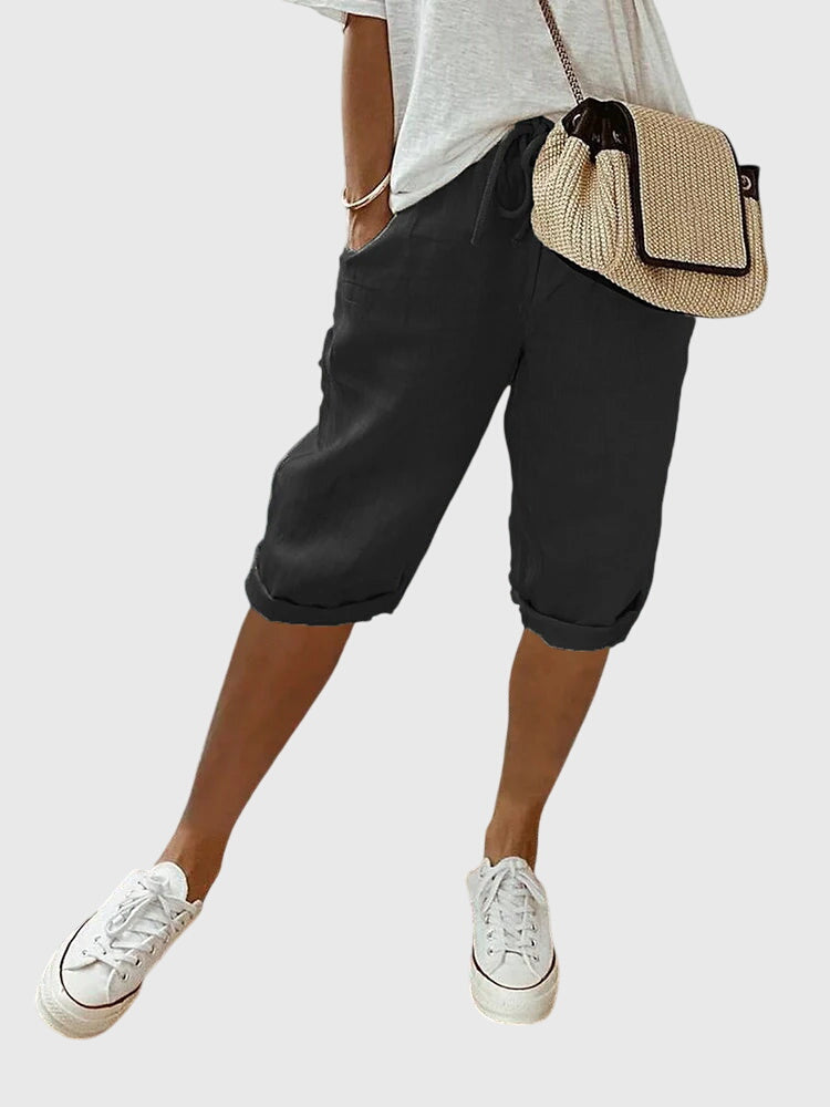 Lavisa - Elegant Women's Relaxed Fit Trousers with Pockets