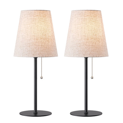 Lavisa - Modern Minimalist Linen Table Lamps Set of 2