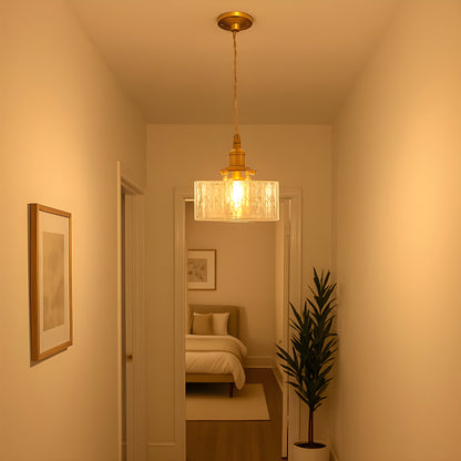 Lavisa - Vintage Textured Square Pendant Light