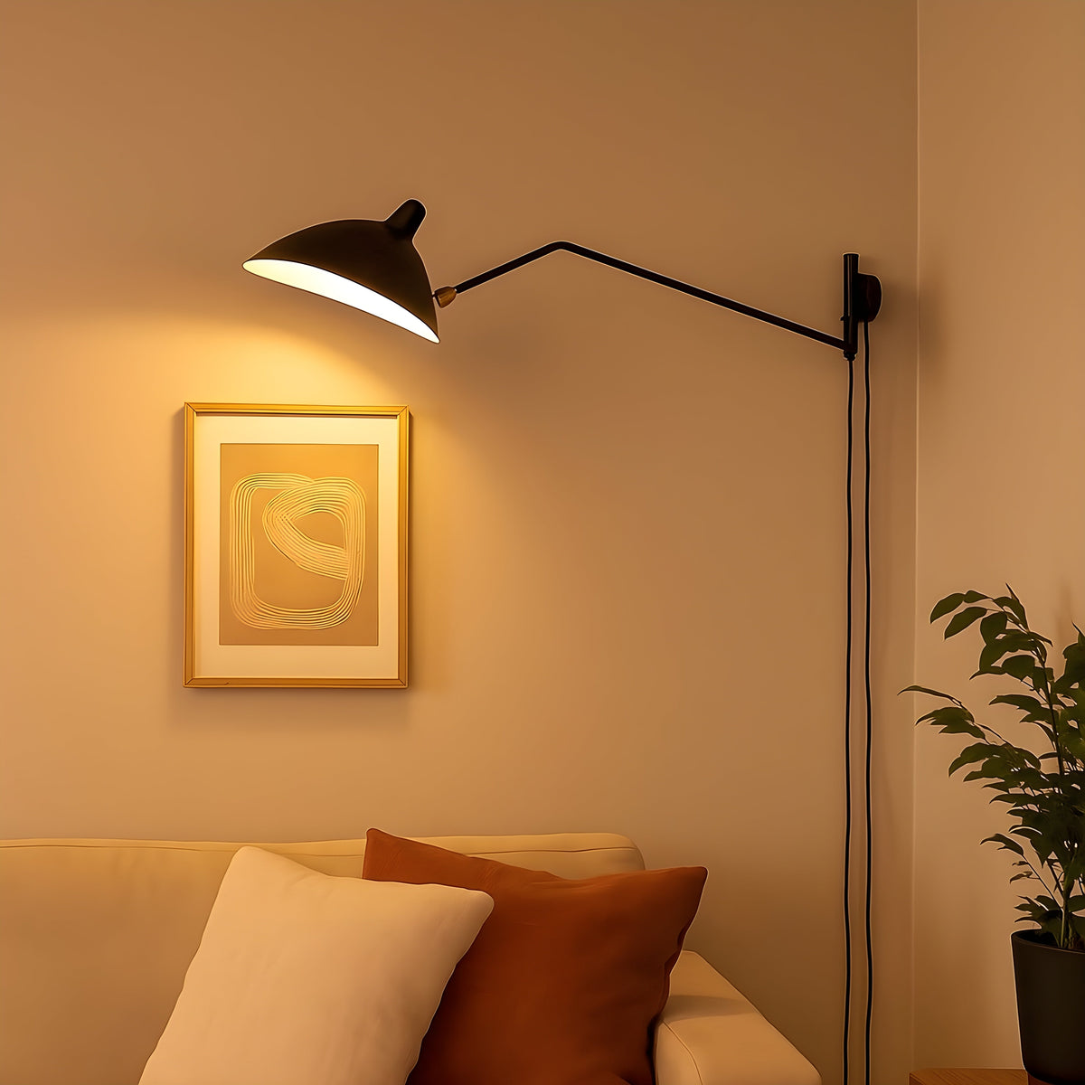 Lavisa - Swing Arm Scandinavian Wall Lamp