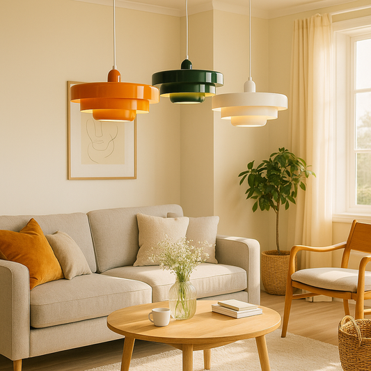 Lavisa - Retro Tiered Saucer Pendant Light