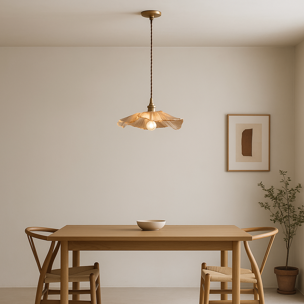 Lavisa - Ruffled Petal Shade Pendant Light
