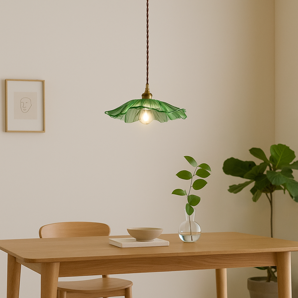 Lavisa - Ruffled Petal Shade Pendant Light