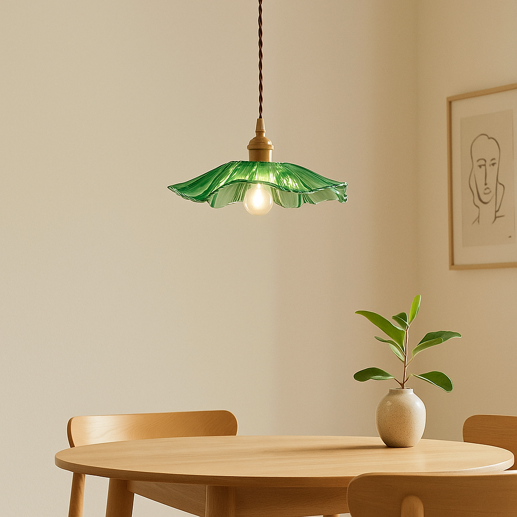 Lavisa - Ruffled Petal Shade Pendant Light