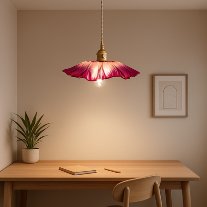 Lavisa - Ruffled Petal Shade Pendant Light