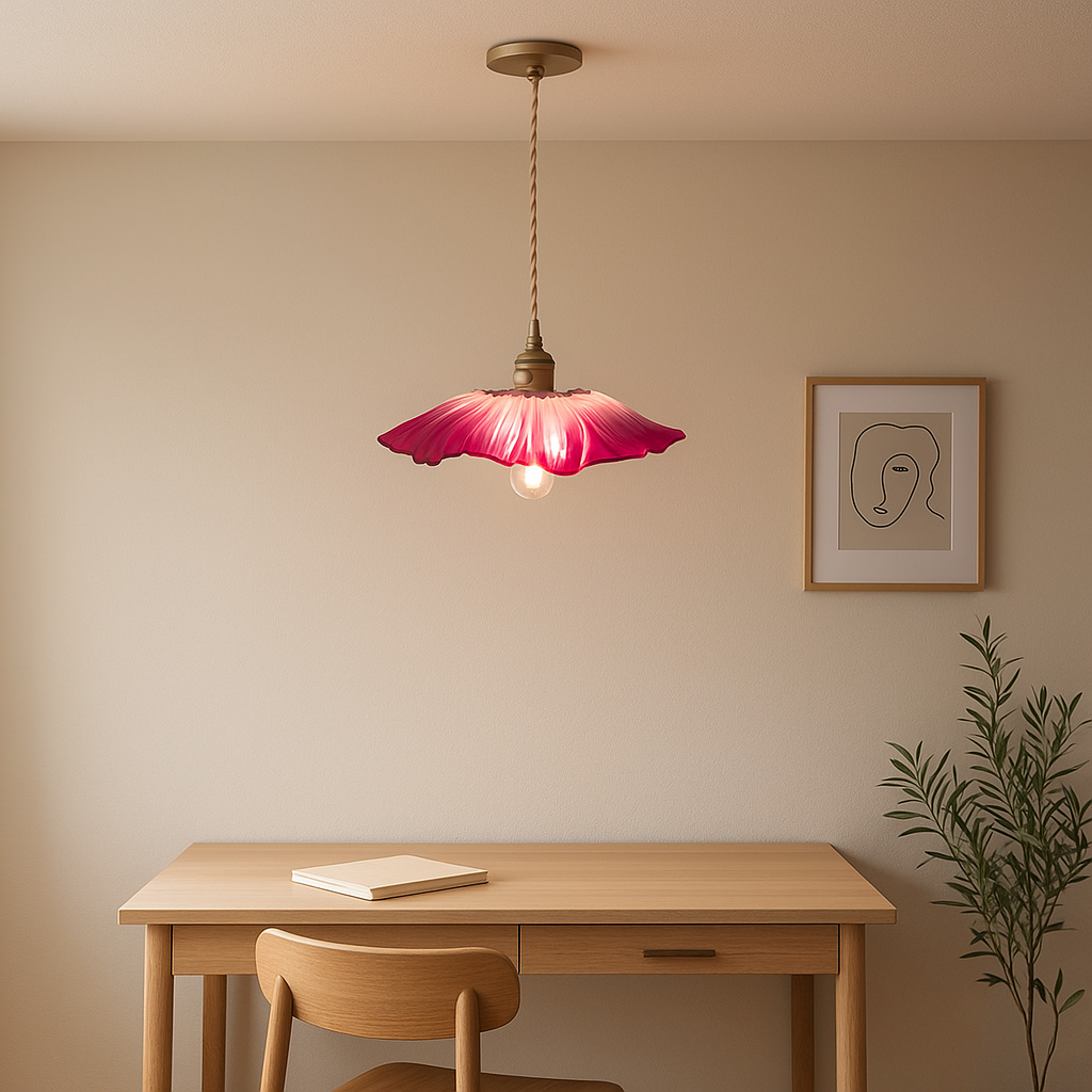 Lavisa - Ruffled Petal Shade Pendant Light