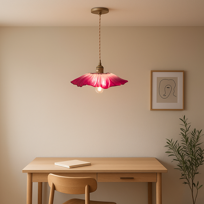 Lavisa - Ruffled Petal Shade Pendant Light
