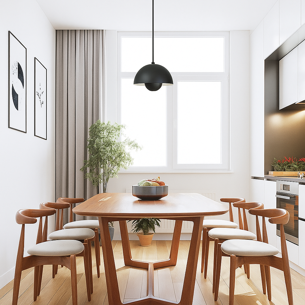 Lavisa - Minimalist Scandinavian Globe-Dome LED Pendant Light