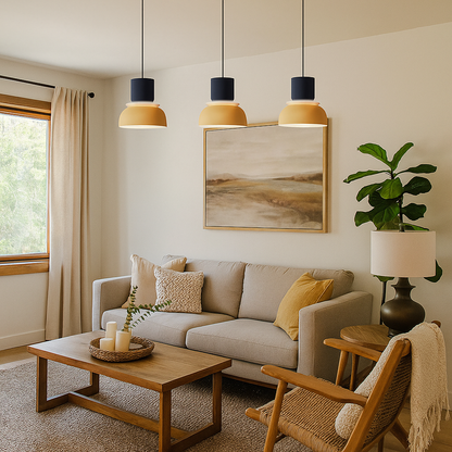 Lavisa - Modern LED Two Tone Layered Scandinavian Pendant Light
