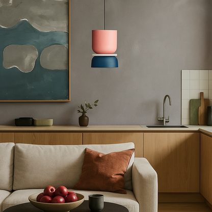 Lavisa - Modern LED Two Tone Layered Scandinavian Pendant Light