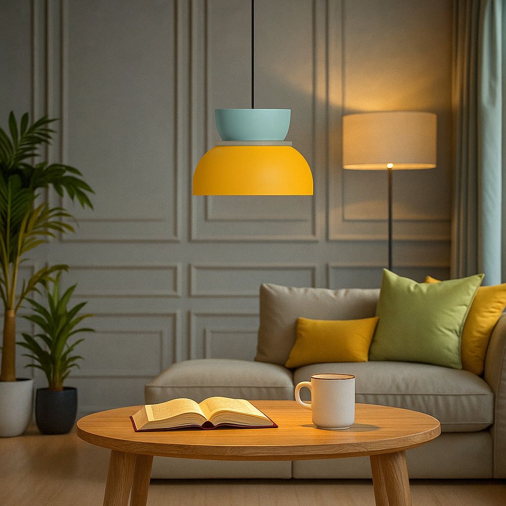 Lavisa - Modern LED Two Tone Layered Scandinavian Pendant Light
