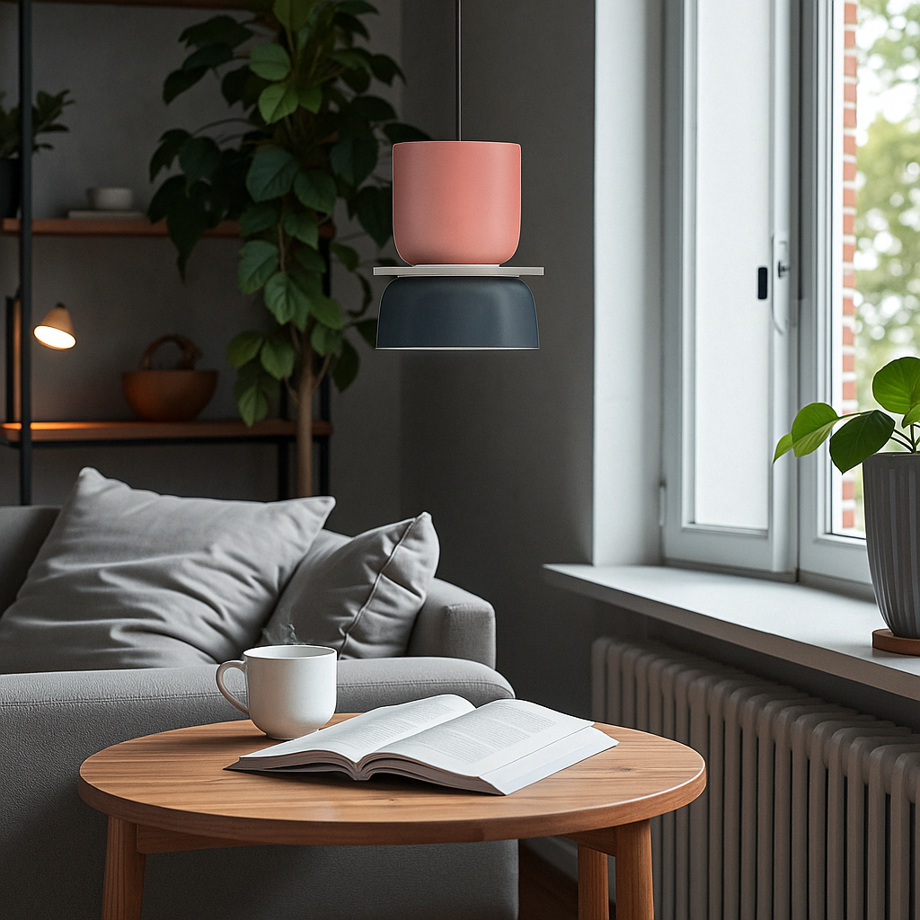 Lavisa - Modern LED Two Tone Layered Scandinavian Pendant Light