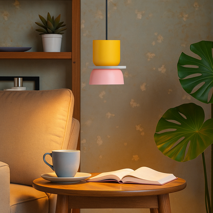 Lavisa - Modern LED Two Tone Layered Scandinavian Pendant Light