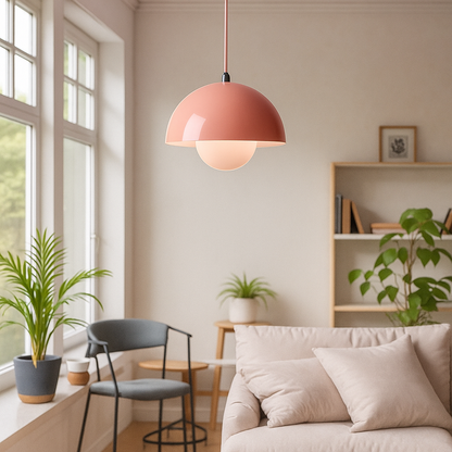 Lavisa - Minimalist Scandinavian Globe-Dome LED Pendant Light