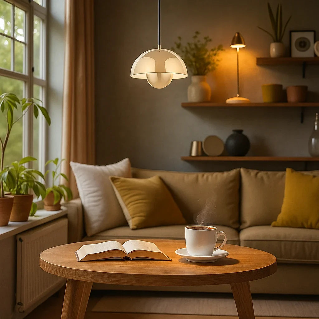 Lavisa - Minimalist Scandinavian Globe-Dome LED Pendant Light