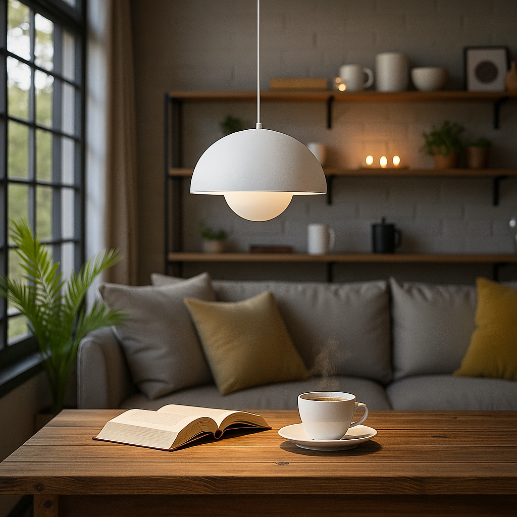 Lavisa - Minimalist Scandinavian Globe-Dome LED Pendant Light