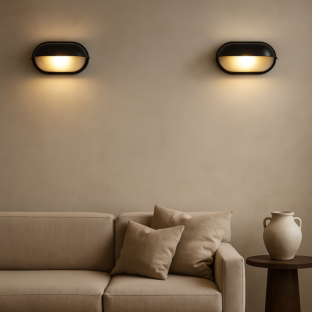 Lavisa - Nautical Oval Bulkhead Wall Light