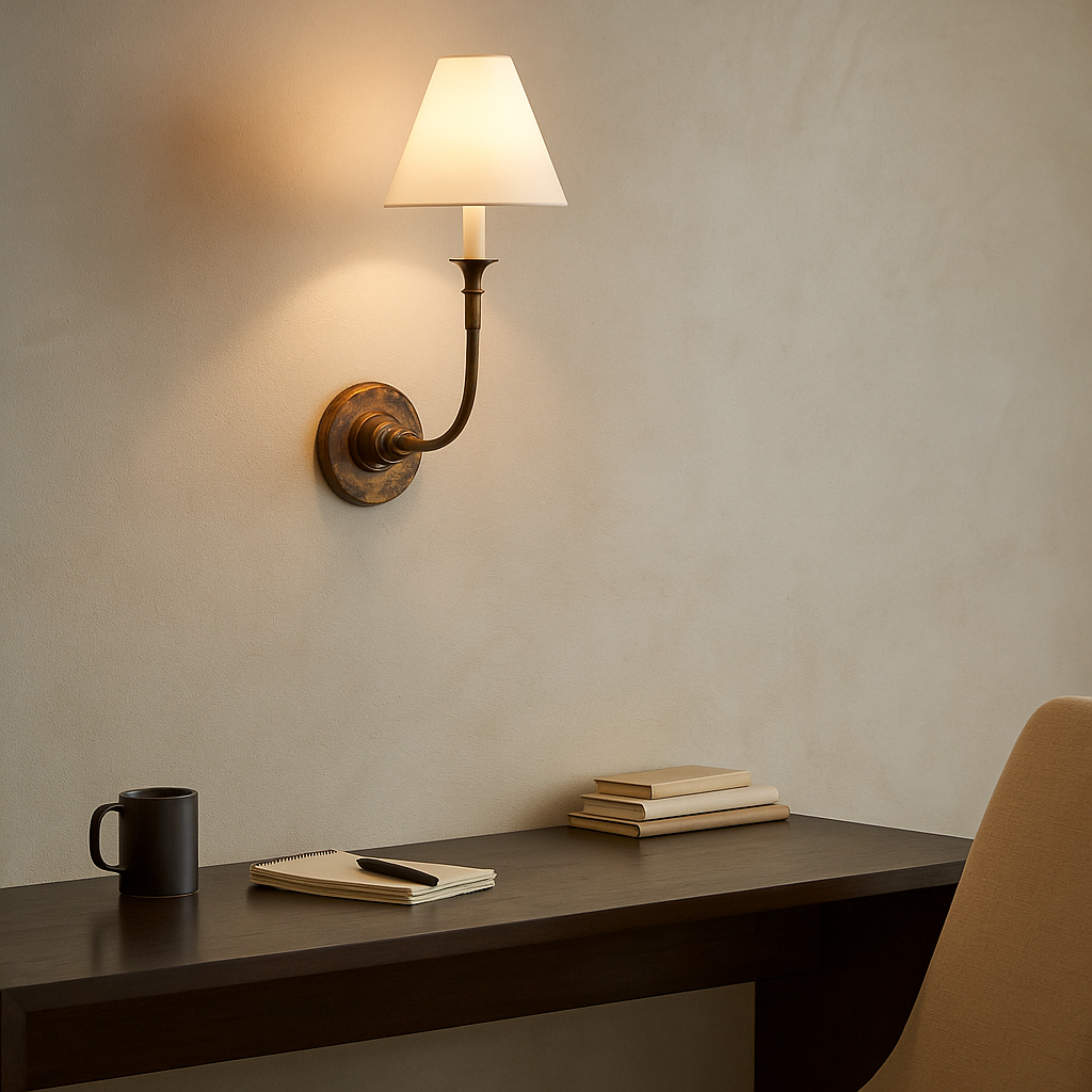 Lavisa - Classic Tapered Shade Wall Light