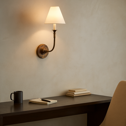 Lavisa - Classic Tapered Shade Wall Light