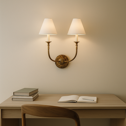 Lavisa - Classic Tapered Shade Wall Light